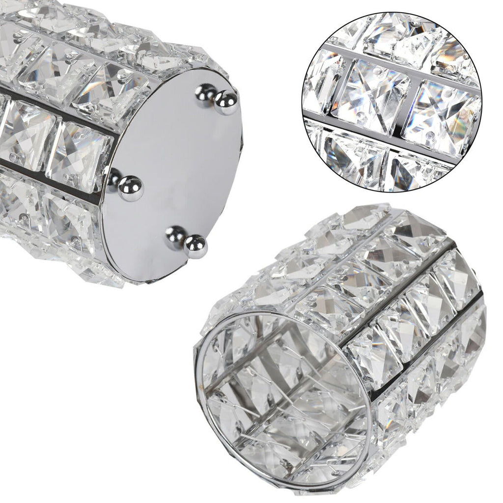 Crystal Makeup Brush Storage Bucket Pens Holder Desktop Case Cosmetic Organizer