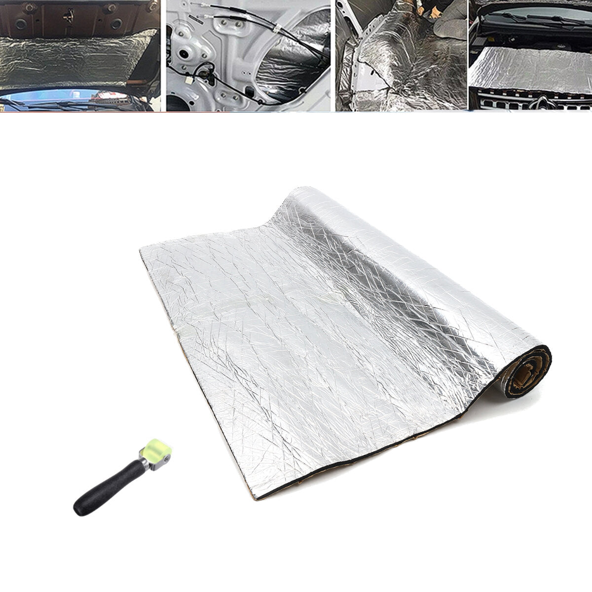 10mm Sound Heat Proof Insulation Noise Proofing Foam Car Shield with Rod