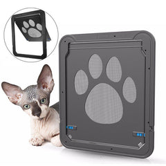 37*42cm Large Medium Dog Cat Pet Door Screen Window ABS Magnetic Auto Lock Flaps