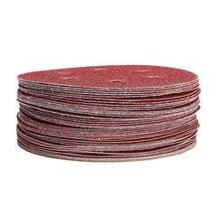 50pcs 150mm 6 Holes Sanding Disc 40-800 Grit Sand Paper Abrasive Tool