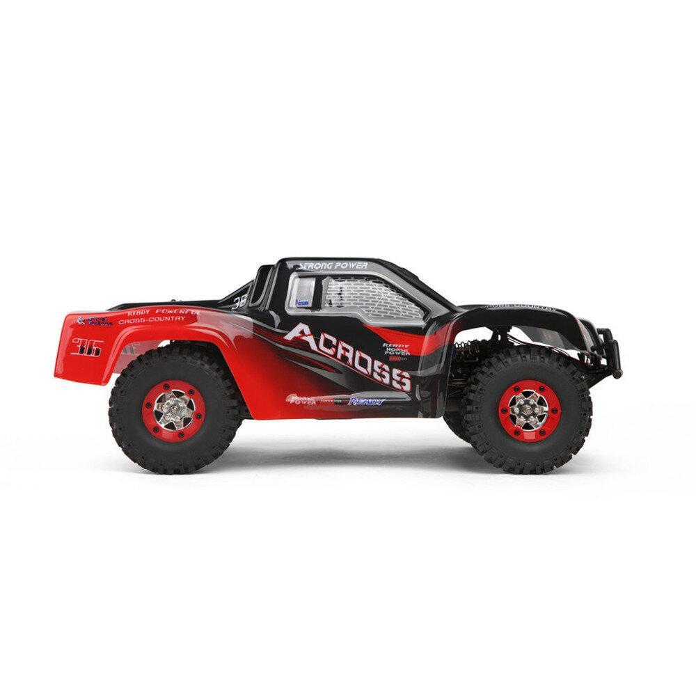 1/12 2.4G 4WD 50km/h RC Car LED Light Short Course Off-Road Truck Vehicle Models