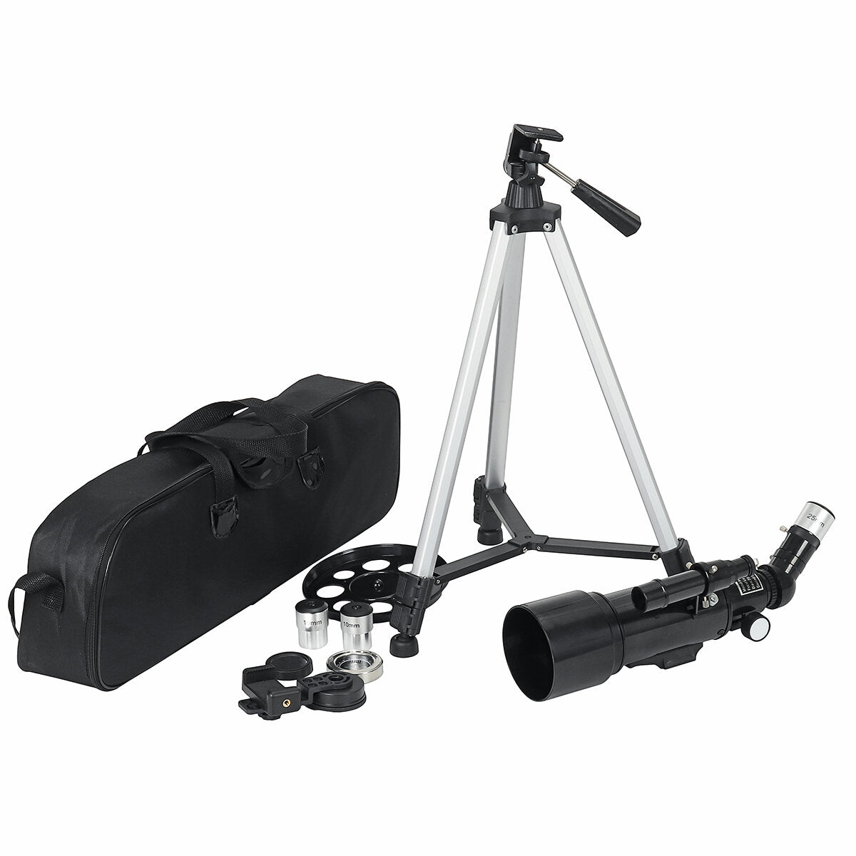 Large 80mm Objective Astronomical Telescope Portable Refractor Telescope Fully Coated Glass Optics Ideal Telescope For Beginners