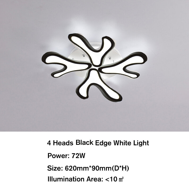 LED Modern Ceiling Light For Living Dining Room Bedroom Deer Antler Chandelier