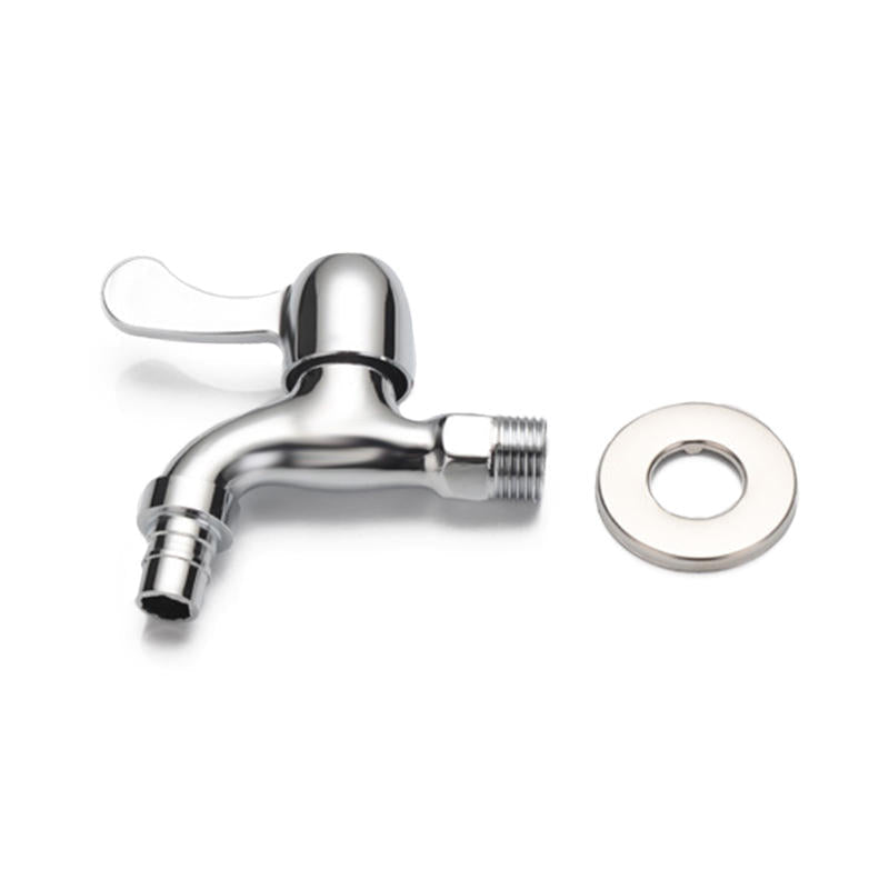 Washing Machine Single Handle Cold Water Faucet Stainless-Steel Wall-mounted Mop Pool Sink Tap