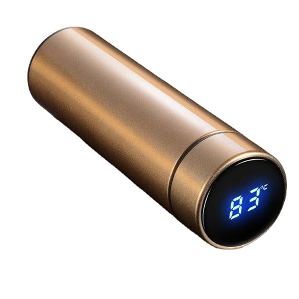 500ml Vacuum Thermos LCD Temperature Display Water Bottle Stainless Steel Double Wall Insulated Cup