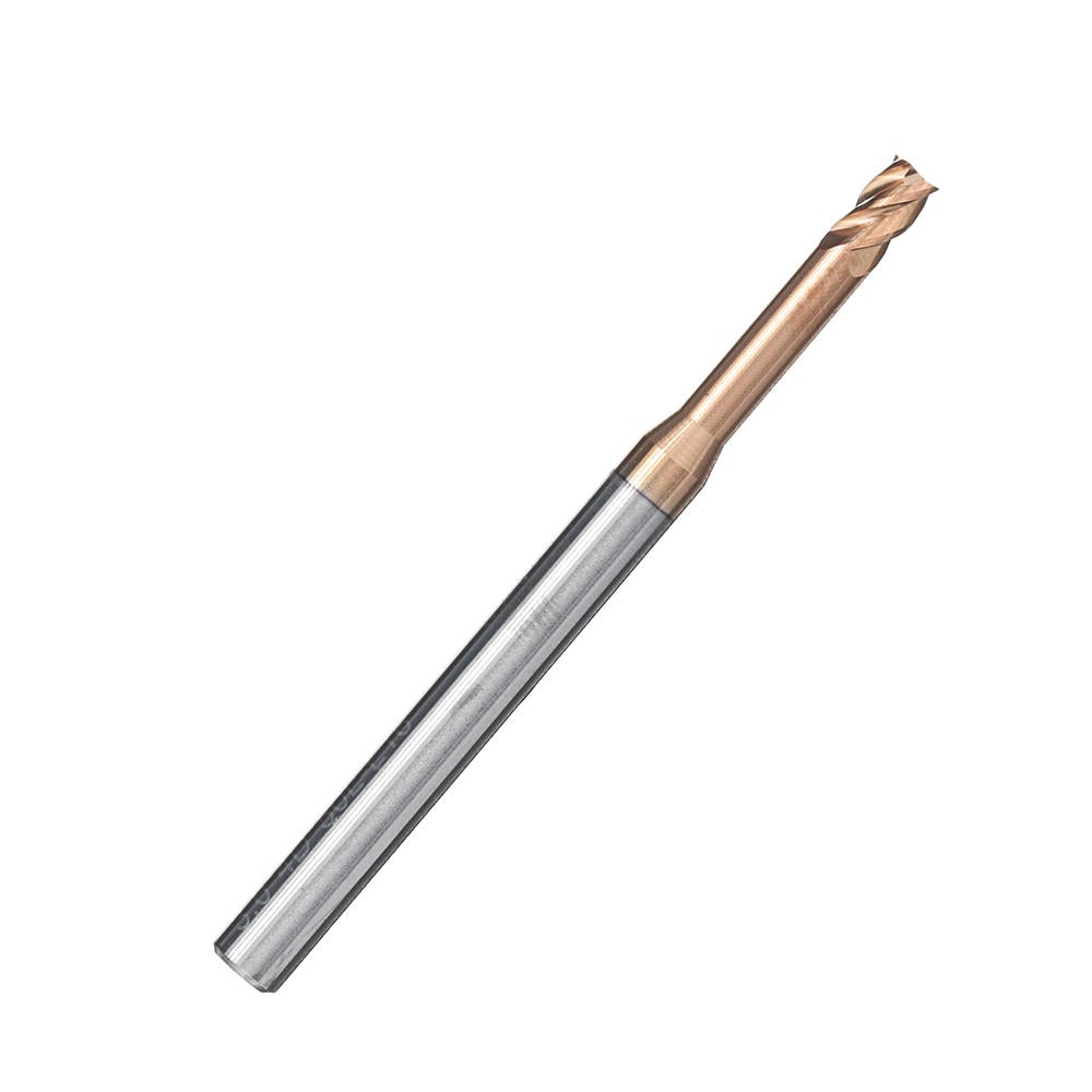 2.5/3.0mm 2 Flutes Long Neck End Mill HRC60 Deep Notch Cutter Milling Cutter