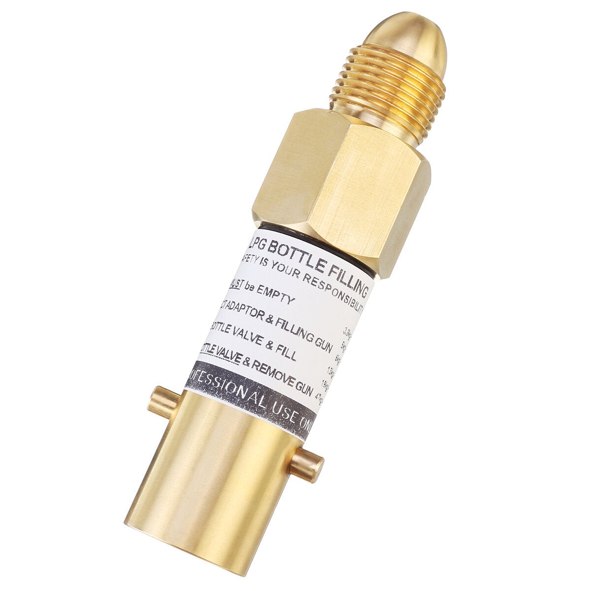 5/8 Inch LH Bayonet LPG Filling Point Refill Gas Propane Bottle POL Adapter