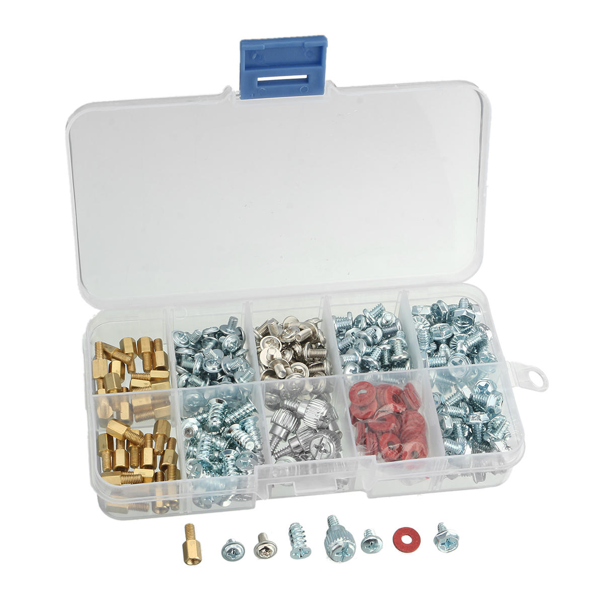 318Pcs Personal Computer Screw & Standoffs Set Assortment Kit for Mother Board