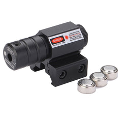 Powerful Mini Red Dot Laser Sight Scope Weaver Picatinny Mount Set for Gun Rifle Pistol Shot Hunting