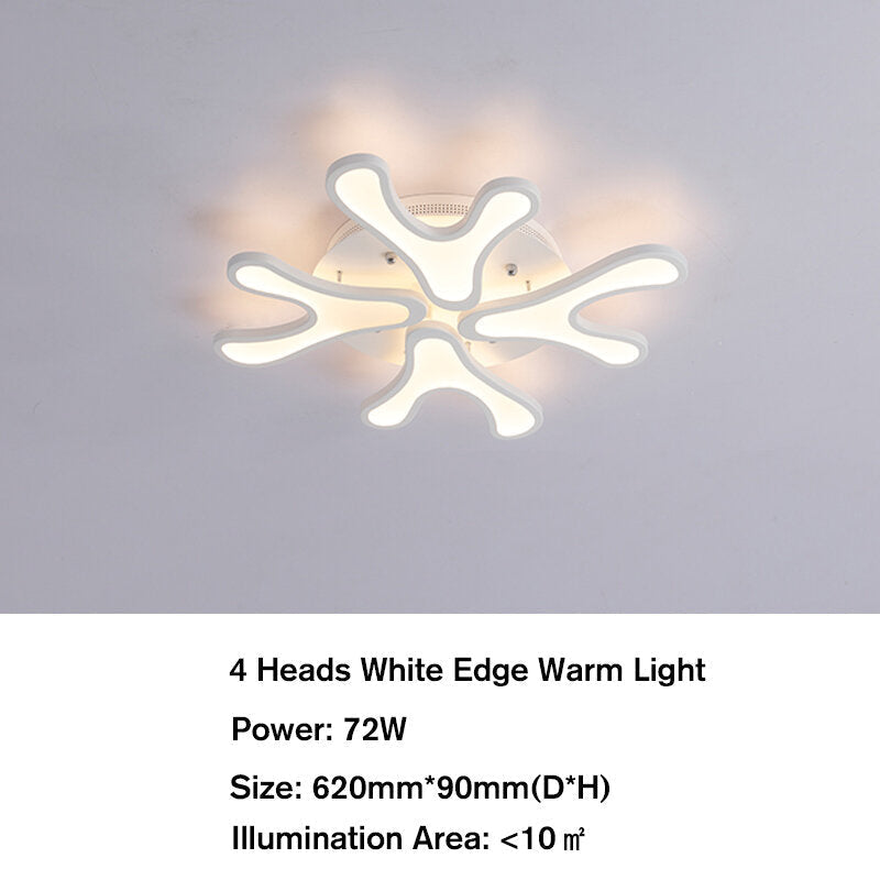 LED Modern Ceiling Light For Living Dining Room Bedroom Deer Antler Chandelier