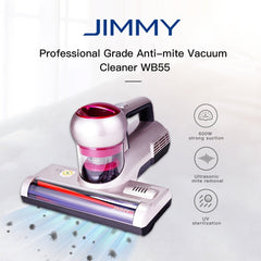 Ultrasonic Anti-Mites Vacuum Cleaner 2 Modes 600W Large Suction Power Cyclonic Filtration System