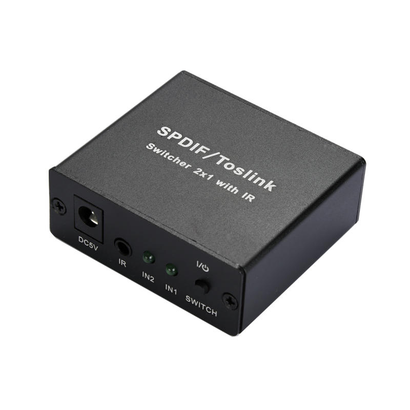 SPDIF/ToslinK Video Switcher 2x1 with IR