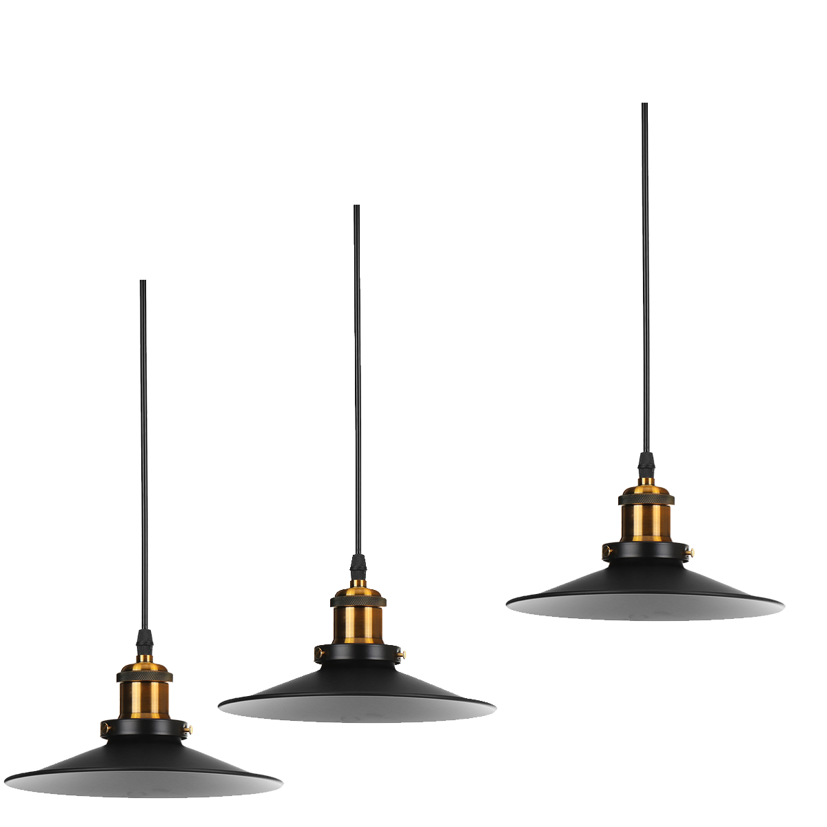 Iron Pendant Light Ceiling Lamp Chandelier Bedroom Home Fixture Decor Without Bulbs