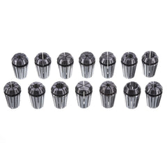 Collet Chuck Holder with 14PCS Spring Collet for CNC Milling Lathe Tool