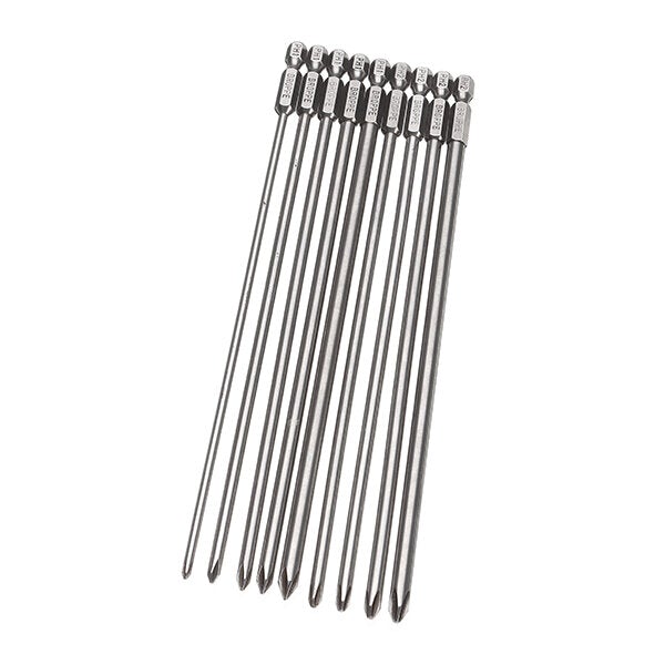 9pcs 200mm Magnetic Long Hex Cross Head Screwdriver Bits