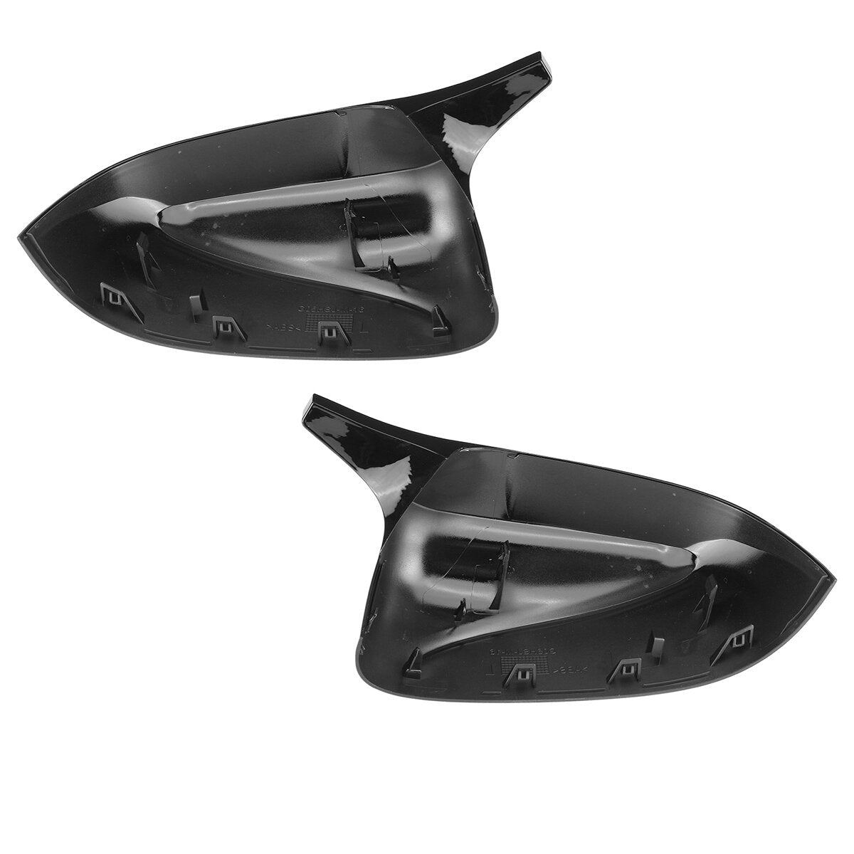 M Style Glossy Black Replacement Side Mirror Cover Caps
