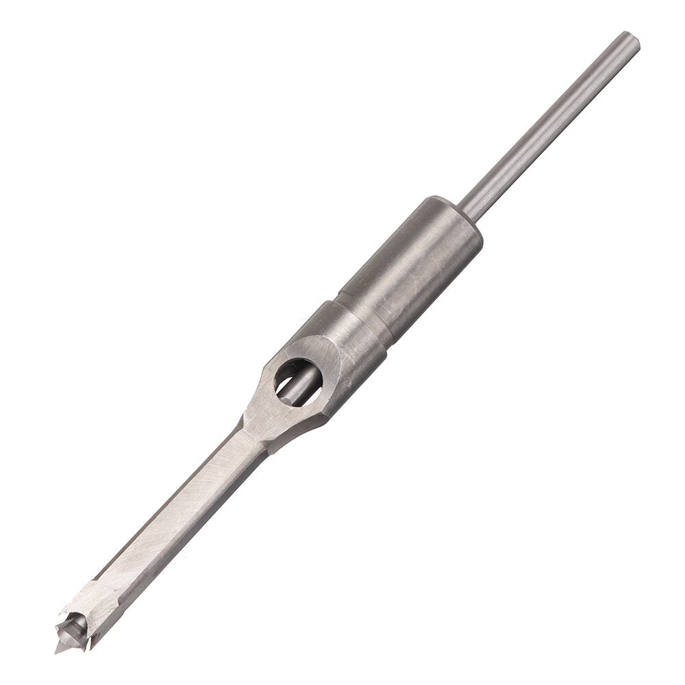 4pcs Square Hole Drill Bits Auger Mortising Chisel Set Kit 1/4 to 1/2 Inch Tool Set