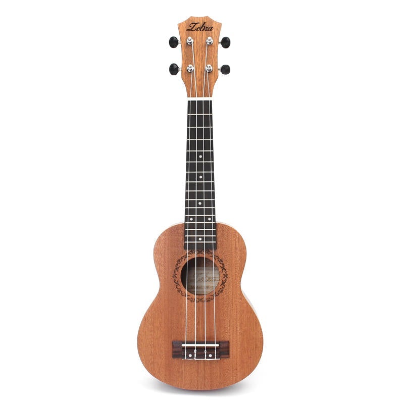 21 Inch Mahogany Ukulele Uke 15 Frets Soprano Hawaiian Guitar Musical Instrument