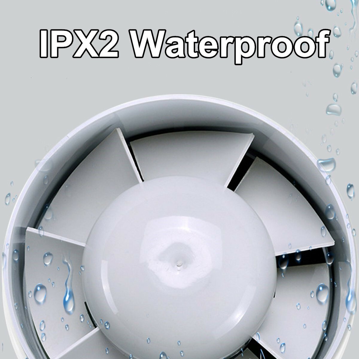Exhaust Fan Wall Window Kitchen Toilet Bathroom Pipe Duct