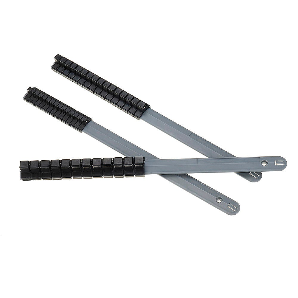 3pcs 1/2 3/8 1/4 Inch Drive Socket Tray Rail Rack Holders Socket Storage Organizer