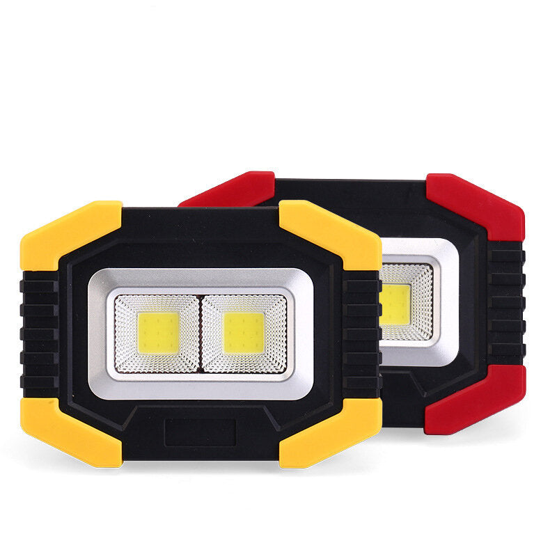 20W Solar Camping Light USB COB Work Light 180 Rotation 3 Modes Outdoor Travel Warning Lantern