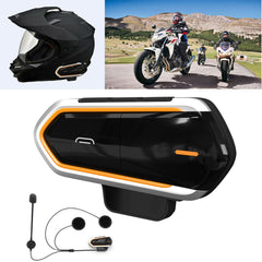 Bluetooth Helmet Motorcycle Headset Interphone Earpiece Motorbike Outdoor Waterproof for Walkie Talkie