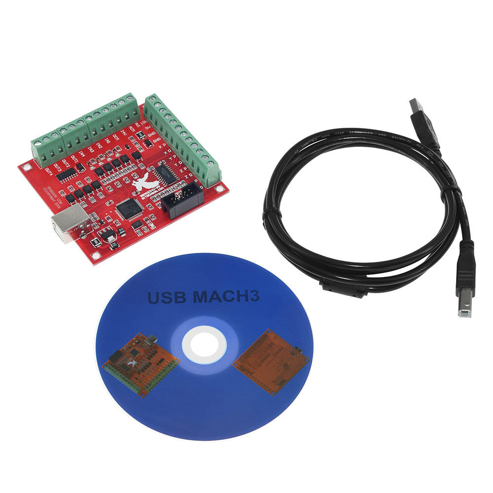 Super USB interface MACH3 100Khz Board 4 Axis Interface Driver Motion Controller 3D Printer CNC Board