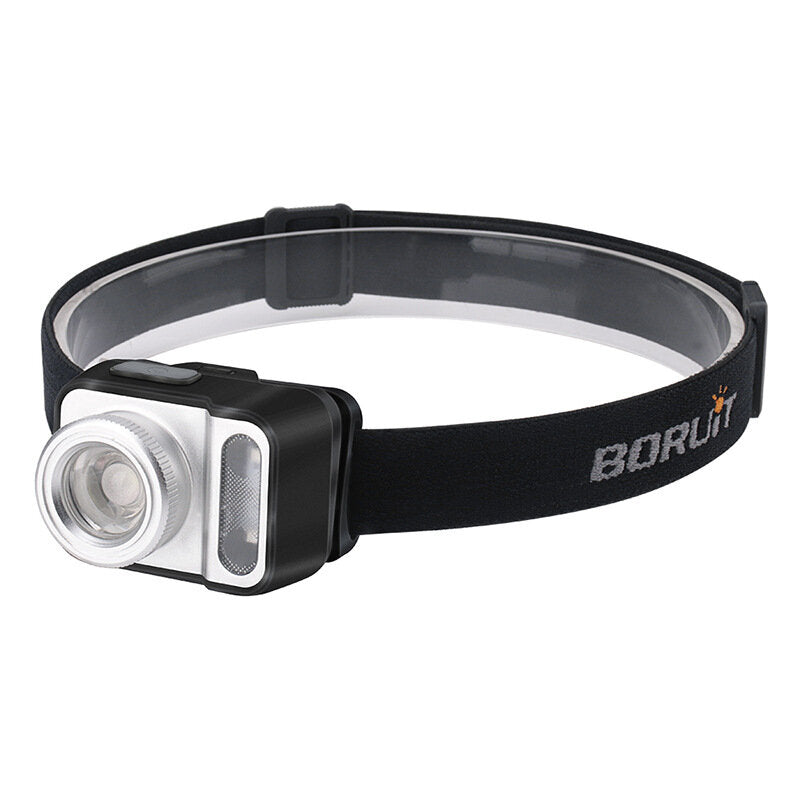 650LM XPG White Light+3030 Red Light Ultralight HeadLamp Outdoor Cycling Camping AAA Battery