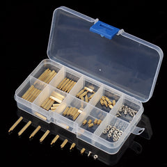 120Pcs M2 Brass Knurled Standoff Male Female Round Column Pillar Spacer for PCB Board