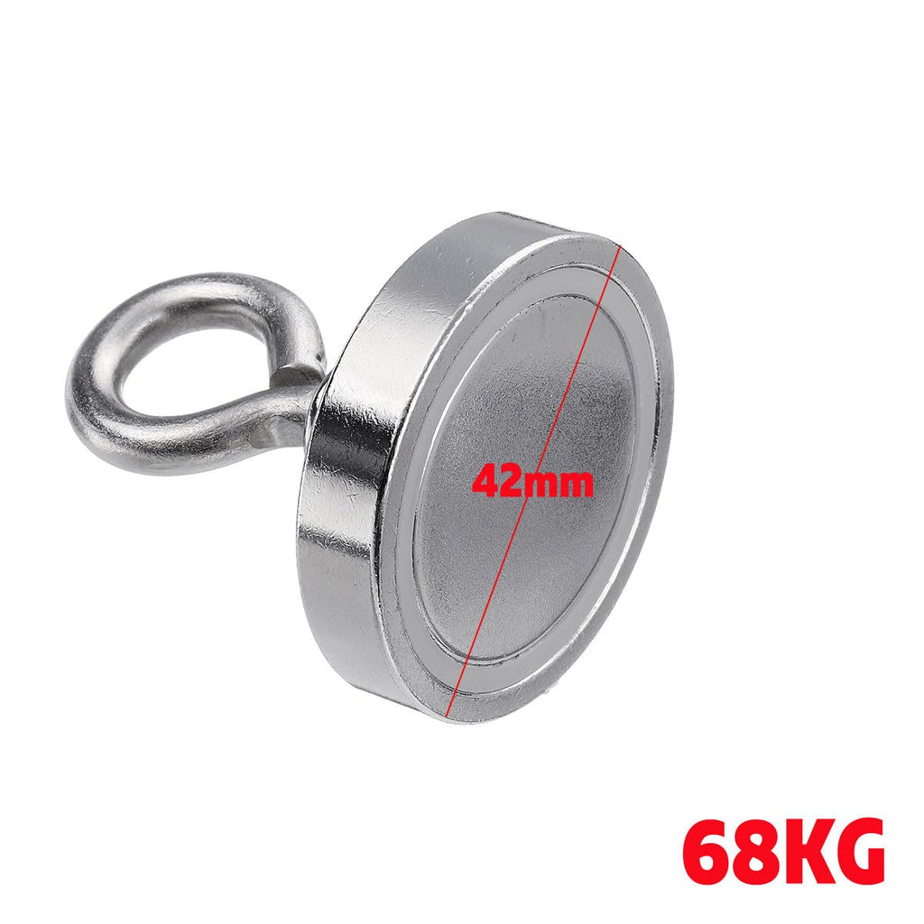 68KG D42mm or 120KG D60mm Neodymium Magnet Fishing Metal Sea River Treasure Recovery Magnet