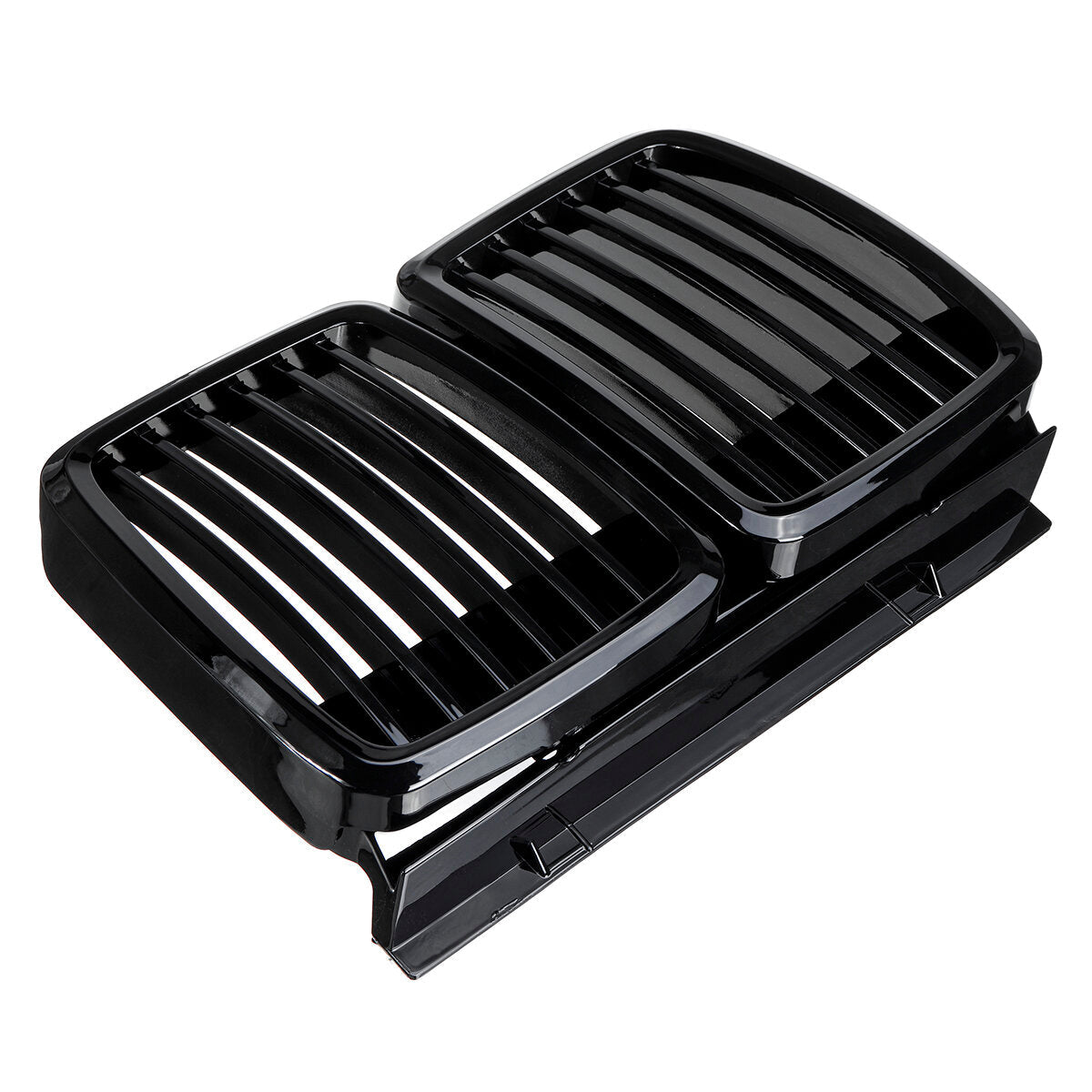 Glossy Black Front Kidney Grill Car Grille Metal Grid For BMW 3 Series