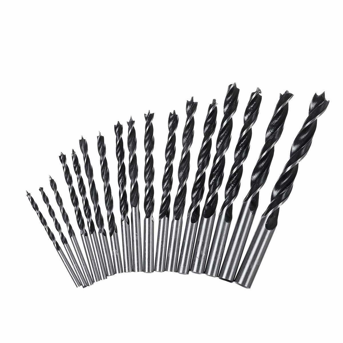 60Pcs Drill Bit Titanium Coated Metal HSS Twist Steel Brick Set Tools