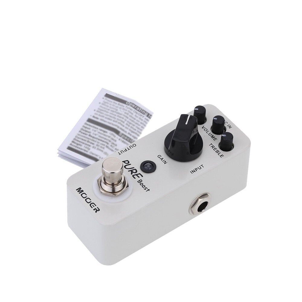 Pure Boost Micro Guitar Effect Pedal Mini Electric True Bypass Metal Shell Parts & Accessories