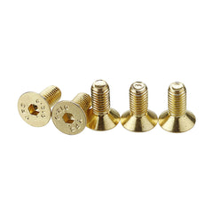 50Pcs Titanium Plated M5 Hex Socket Flat Head Countersunk Screws Alloy Steel 12.9 Grade Screw Bolt M5*12