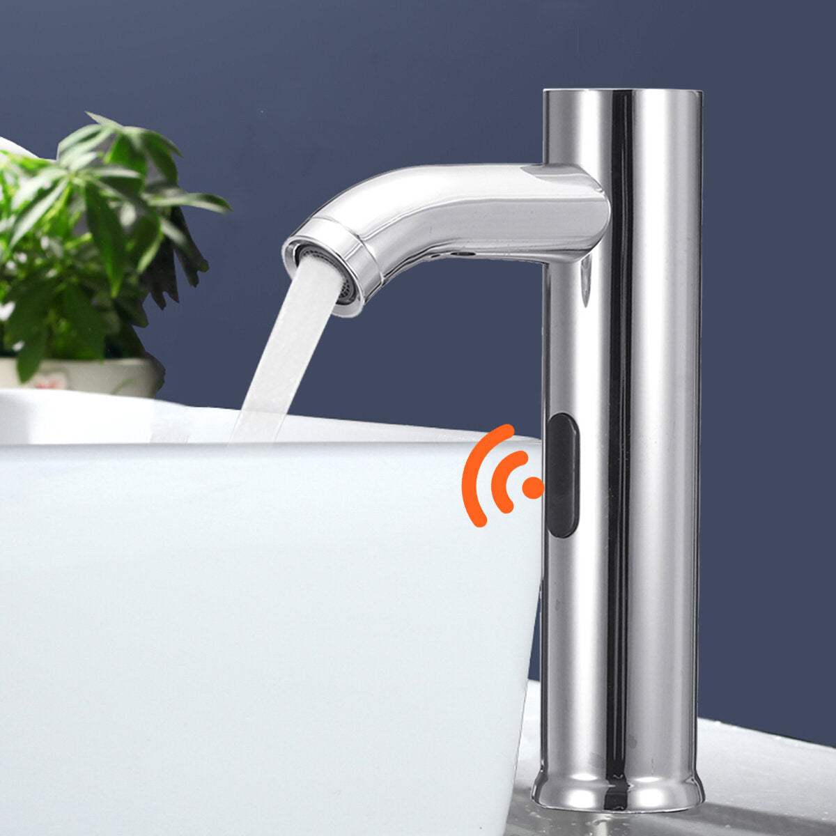 Induction Sensor Stainless Steel Faucet Sensor Faucet Single Cold Basin Sensor Tap Hot And Cold Water Faucet