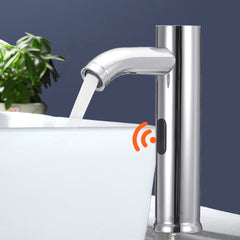 Induction Sensor Stainless Steel Faucet Sensor Faucet Single Cold Basin Sensor Tap Hot And Cold Water Faucet