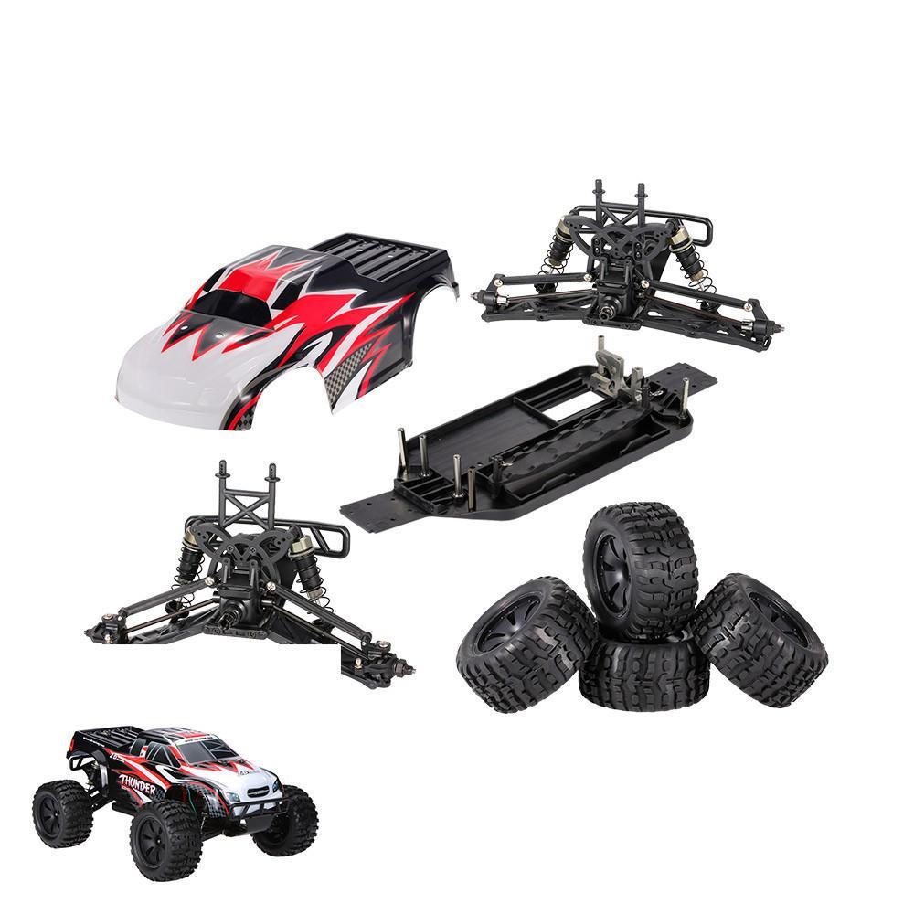 Racing Thunder ZMT-10 1/10 DIY Car Kit 2.4G 4WD RC Truck Frame Without Electronic Parts