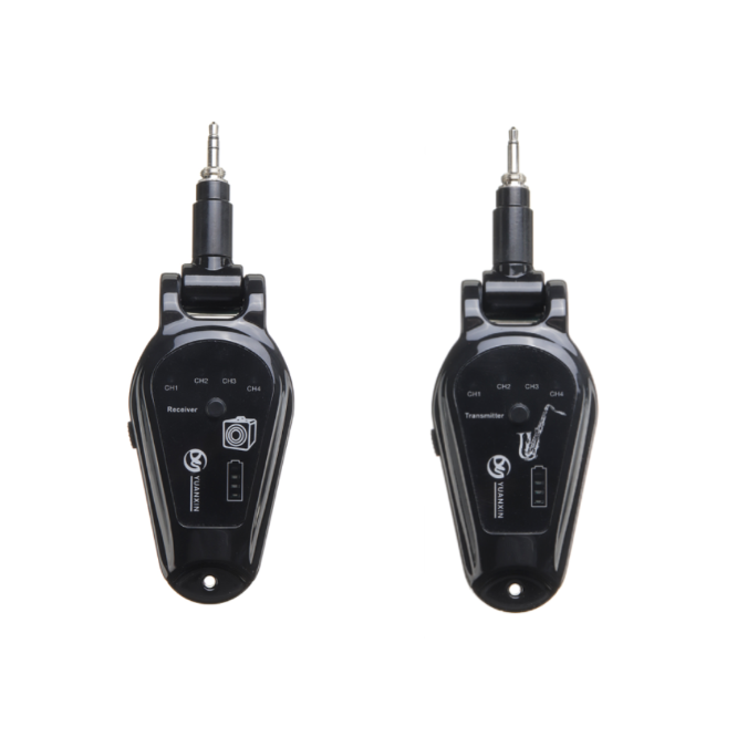 Wireless Guitar Pickup System Electric Guitars Transmitter and Receiver Set Built-in Rechargeable Battery Guitar Wireless System