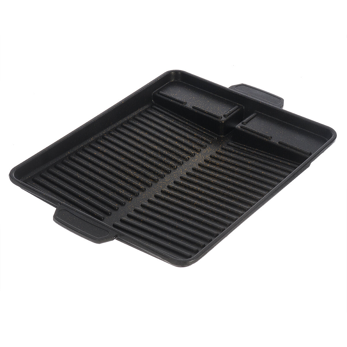 BBQ Grill Tray Cooking Plate Maifan Stone Coating Outdoor 32.5*26*4CM