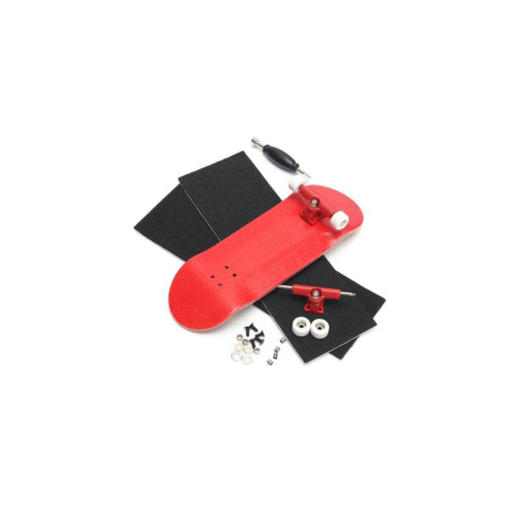 Wooden Multicolor Baseboard Mini Skateboard Set Indoor Toys