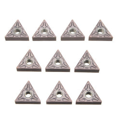 10Pcs Carbide Inserts Lathe Turning Tool Holder Inserts