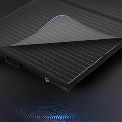 200W Monocrystalline Solar Panel Without Glass Portable Solar Suitcase Equipped With 20A MPPT Controller For 12V Batteries RV Camping Power