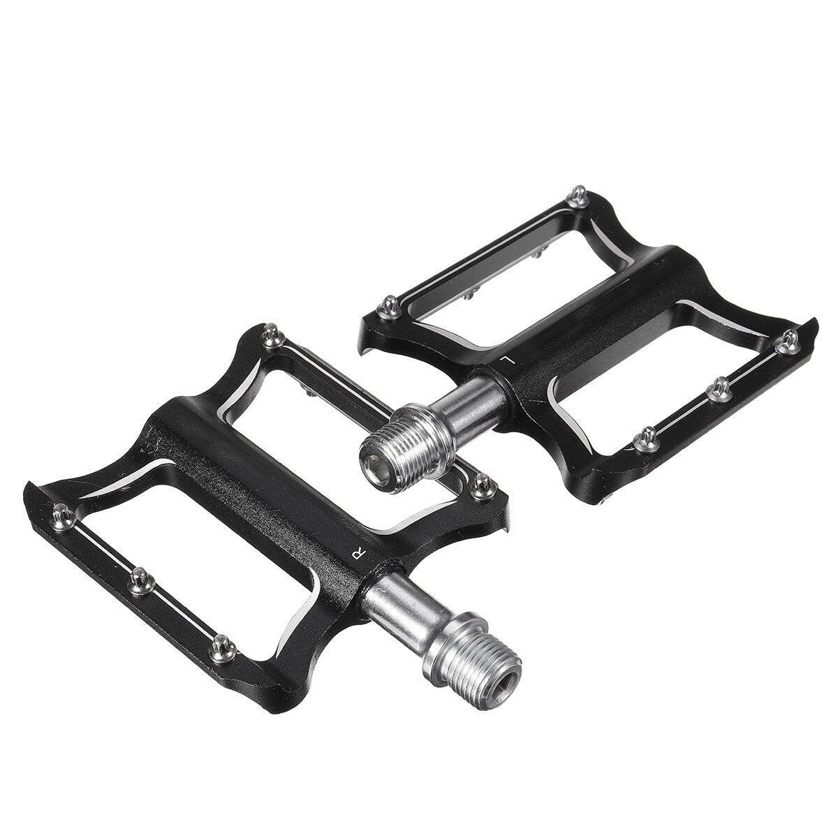 1 Pair Of Bike Pedals Anti-slip Mountain Road Bike Platform Aluminum Alloy Bicycle Flat Foot Platform Outdoor Cycling Bicycle Pedals