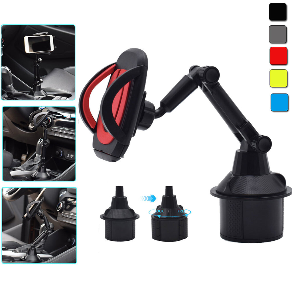 Car Phone Holder Mount Universal 360 Rotation Flexible Arm Gooseneck