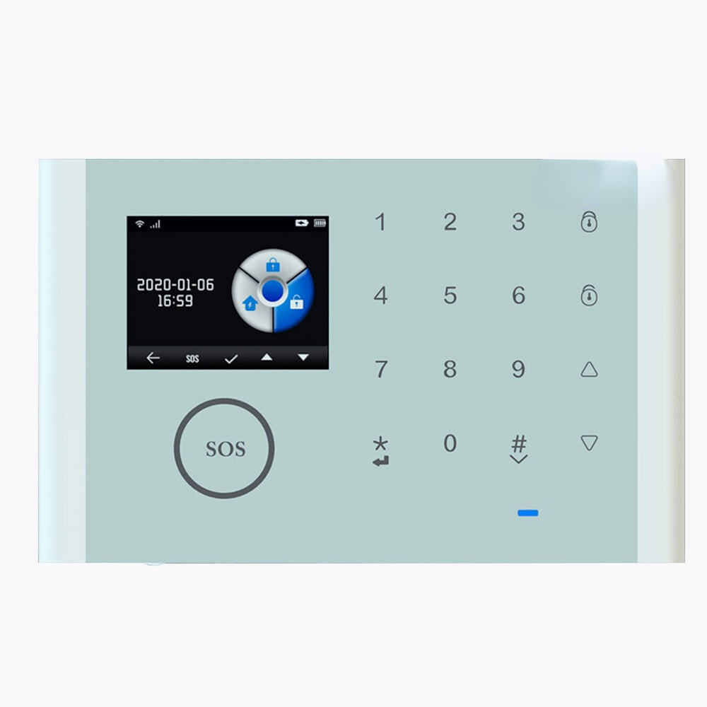Smart Wireless WIFI Alarm System With GSM Infrared Detetor Door and Window Sensor Remote Controler Wireless Doorbell Button Home Anti-theft Alarm Work