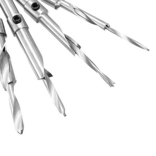 3/4/5/6mm HSS Salad Drill 10mm Shank Countersunk Head Woodworking Bit