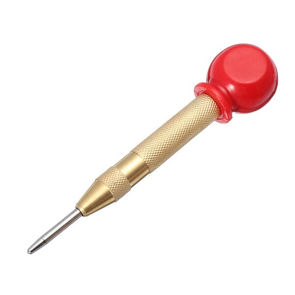 6mm Automatic Center Pin Punch Spring Loaded Marking Starting Holes Tool
