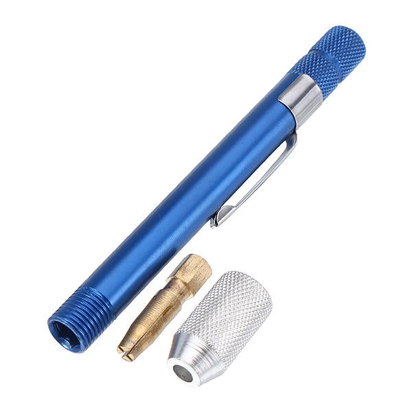 Mini 0.3-1.0mm Clamping Hand Drill with Keyless Chuck 20Pcs Twist Drill Bits
