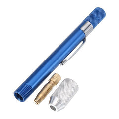 Mini 0.3-1.0mm Clamping Hand Drill with Keyless Chuck 20Pcs Twist Drill Bits