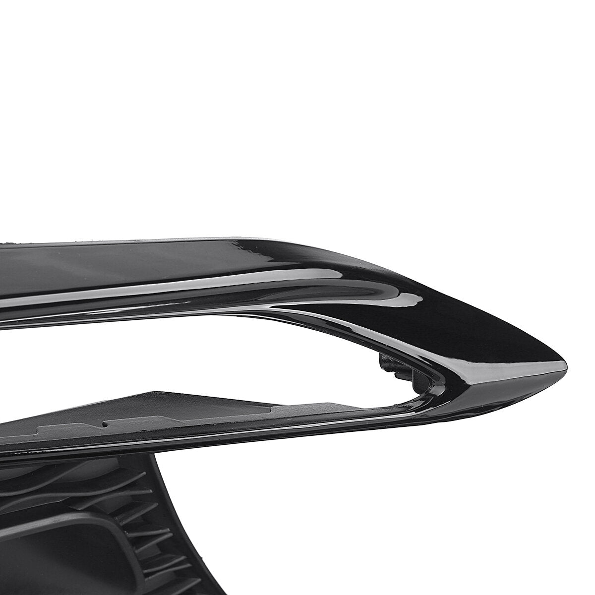 Gloss Black Fog Light Lamp Bezel Bumper Cover Cap For Infiniti Q50 Sport 2018-2020
